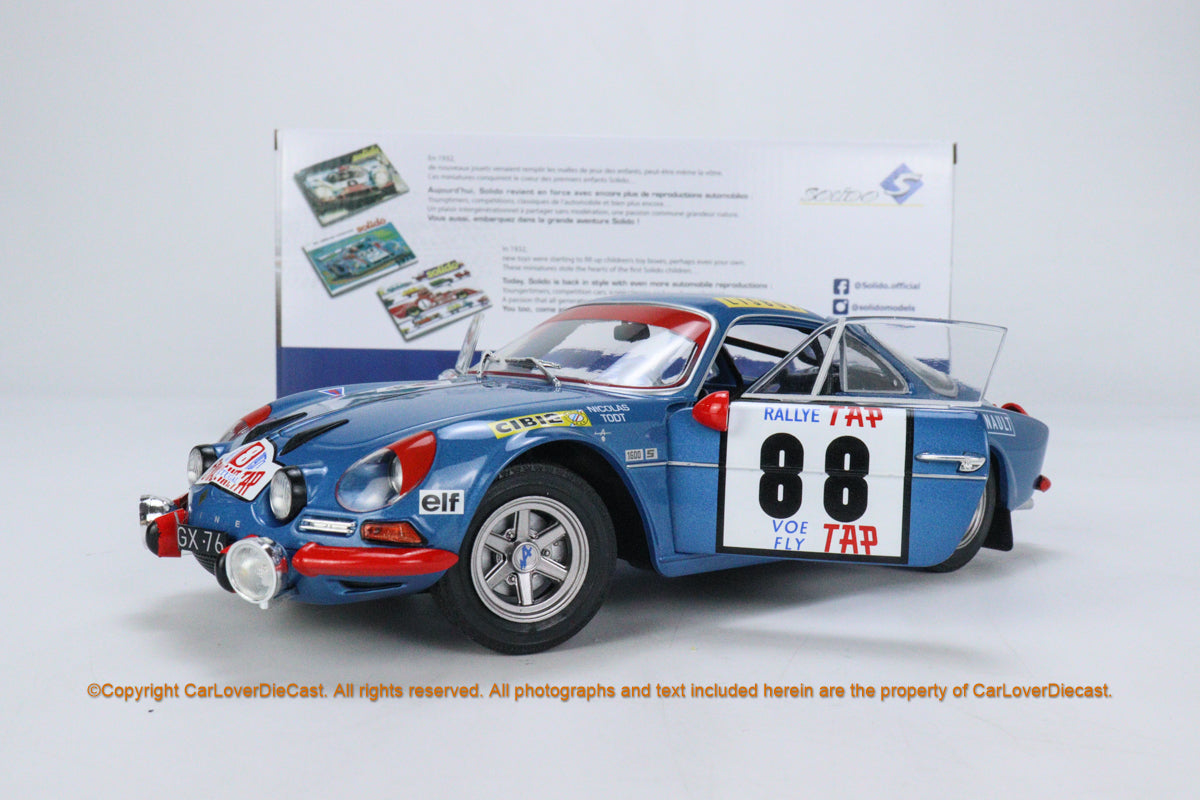 Solido 1:18 ALPINE A110 RADICALE SILVER 2023 (S1801621) Diecast Car Mo