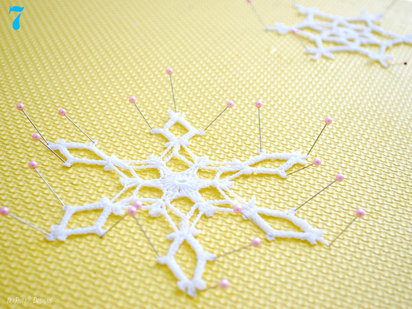 Home Recipes For Stiffening Crochet Snowflakes