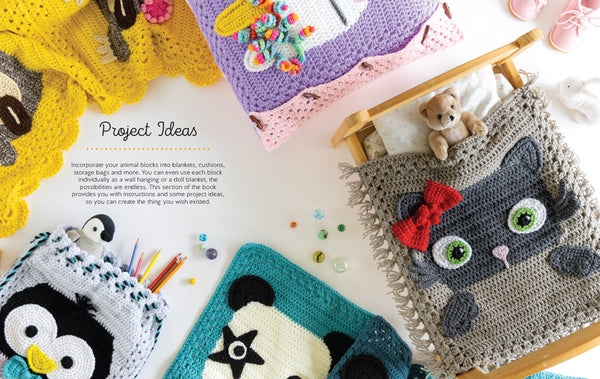 Introducing Crochet Animal Blankets And Blocks