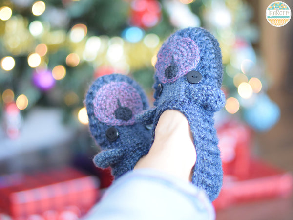 Crochet Bear Slippers