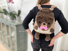 Crochet Teddy Bear Backpack Pattern