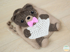 Crochet Teddy Bear Backpack Pattern