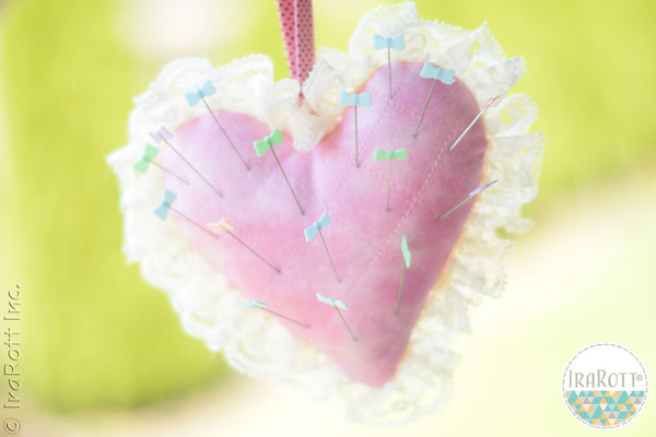 Cupid’s Heart Pincushion Free Quilting Pattern by IraRott
