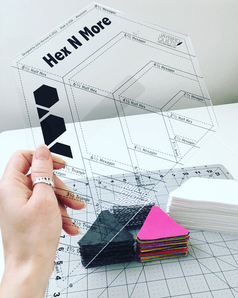 Cutting Trapezoids and Triangles from Templates