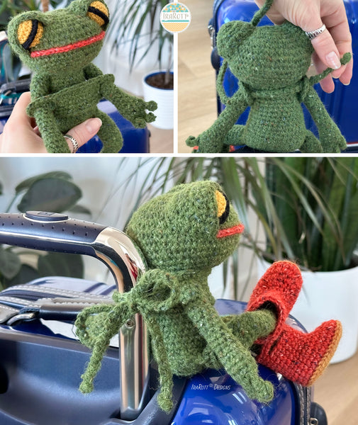 Jabka The Traveling Frog Crochet Pattern by IraRott