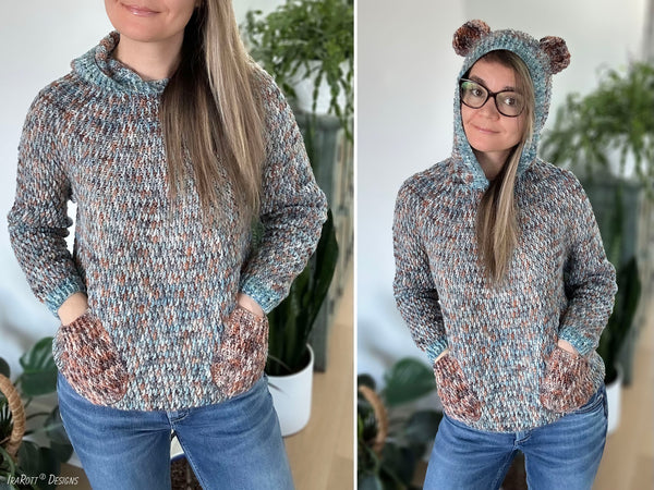Rocky The Mountain Bear Crochet Sweater by IraRott