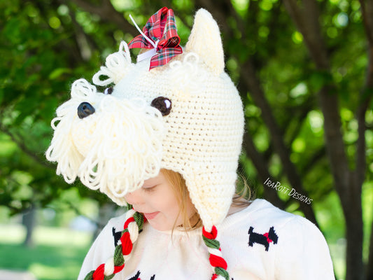 Boxer crochet beanie/hat. Boxer dog. Handmade by LaniKRM