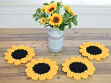 Sunflower Power Coasters Pattern