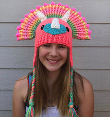 Zingy Dinosaur Hat From Self-Striping Yarn