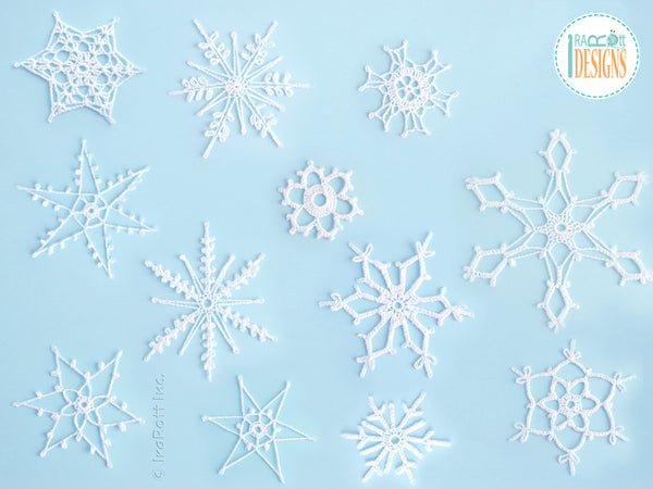 Christmas Snowflakes Free Crochet Pattern by IraRott