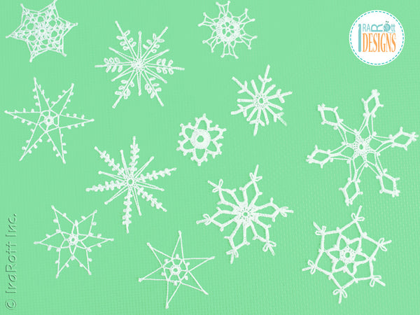 Christmas Snowflakes Free Crochet Pattern by IraRott