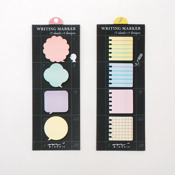 Midori Journal Sticky Notes - Habit Tracker - Colorful