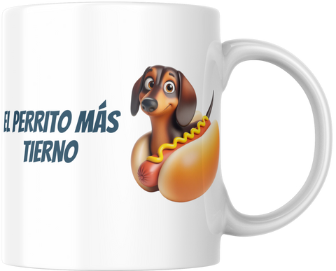 taza de perro, taza divertida de perro, taza de perro original, taza de perro graciosa, taza de perro para regalar, perro, perro salchicha, teckel