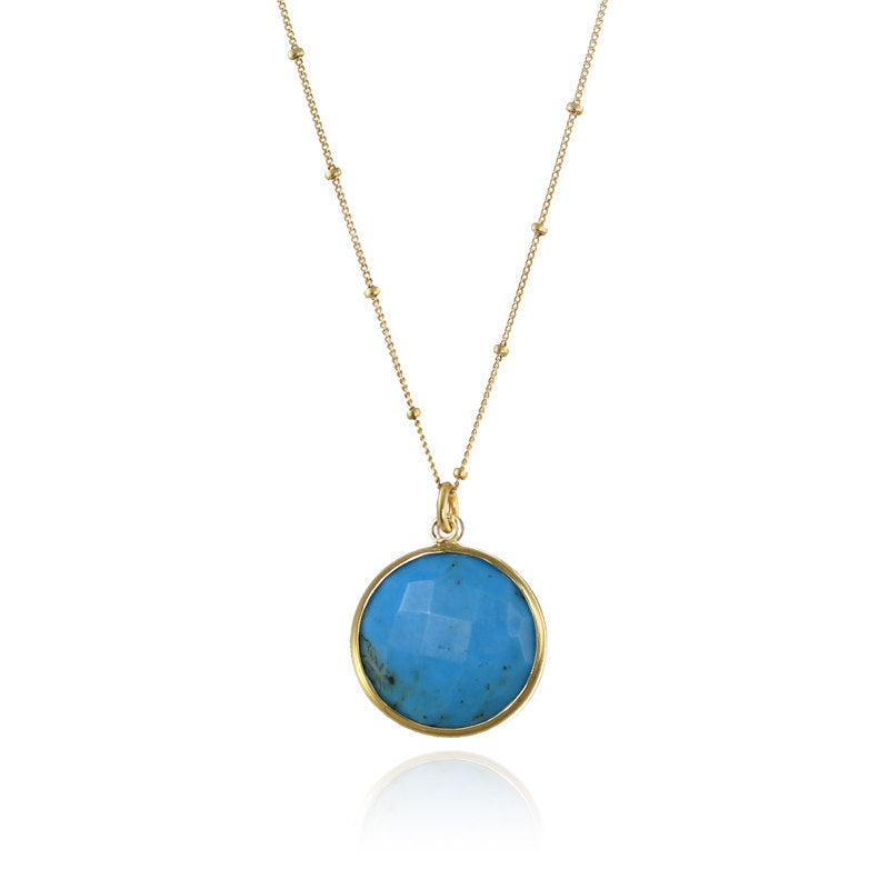 turquoise birthstone necklace