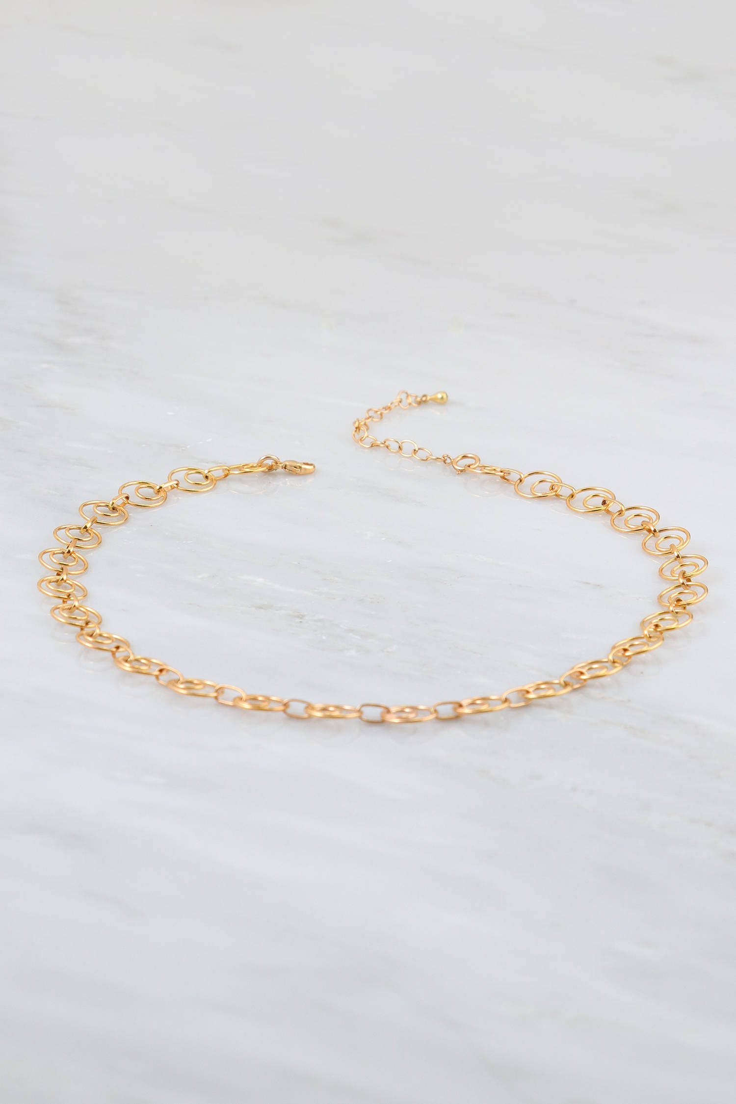 women's gold choker necklace