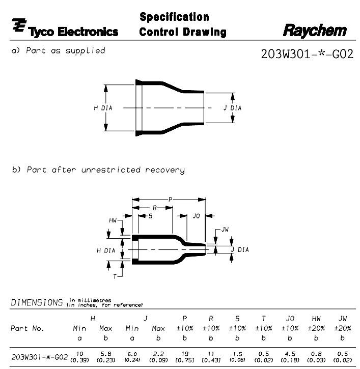 Raychem 203W301