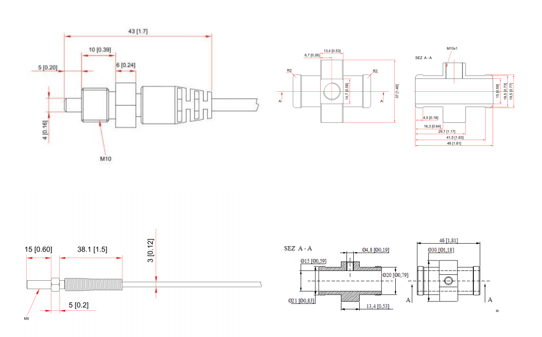 AiM Water M5 PT 100 thermoresistor