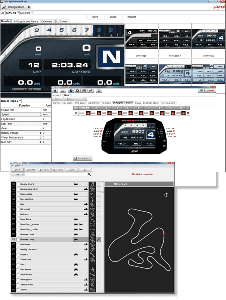 AiM MXP dash logger