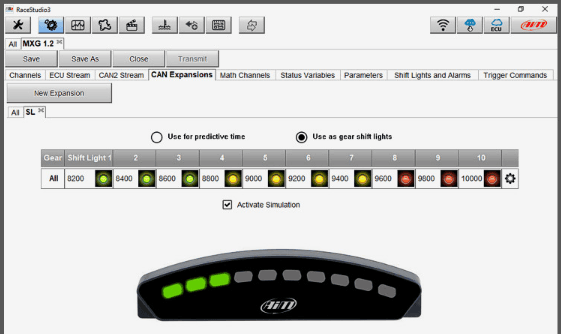 AiM Shift Light Module