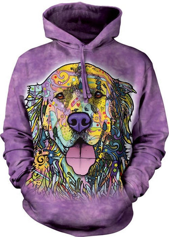 Golden Retriever Colorful Hoodie – Tees Are Me