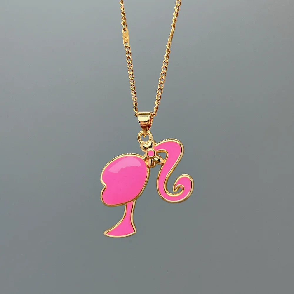 Amazon.com: Barbie Round Link Heart Necklace - Gold : Toys & Games