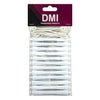 DMI De-luxe Perm Rods 6mm - White - Hairdressing Supplies