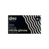 DMI - Nitrile Gloves Powder Free - Small - Black x100 - Hairdressing Supplies