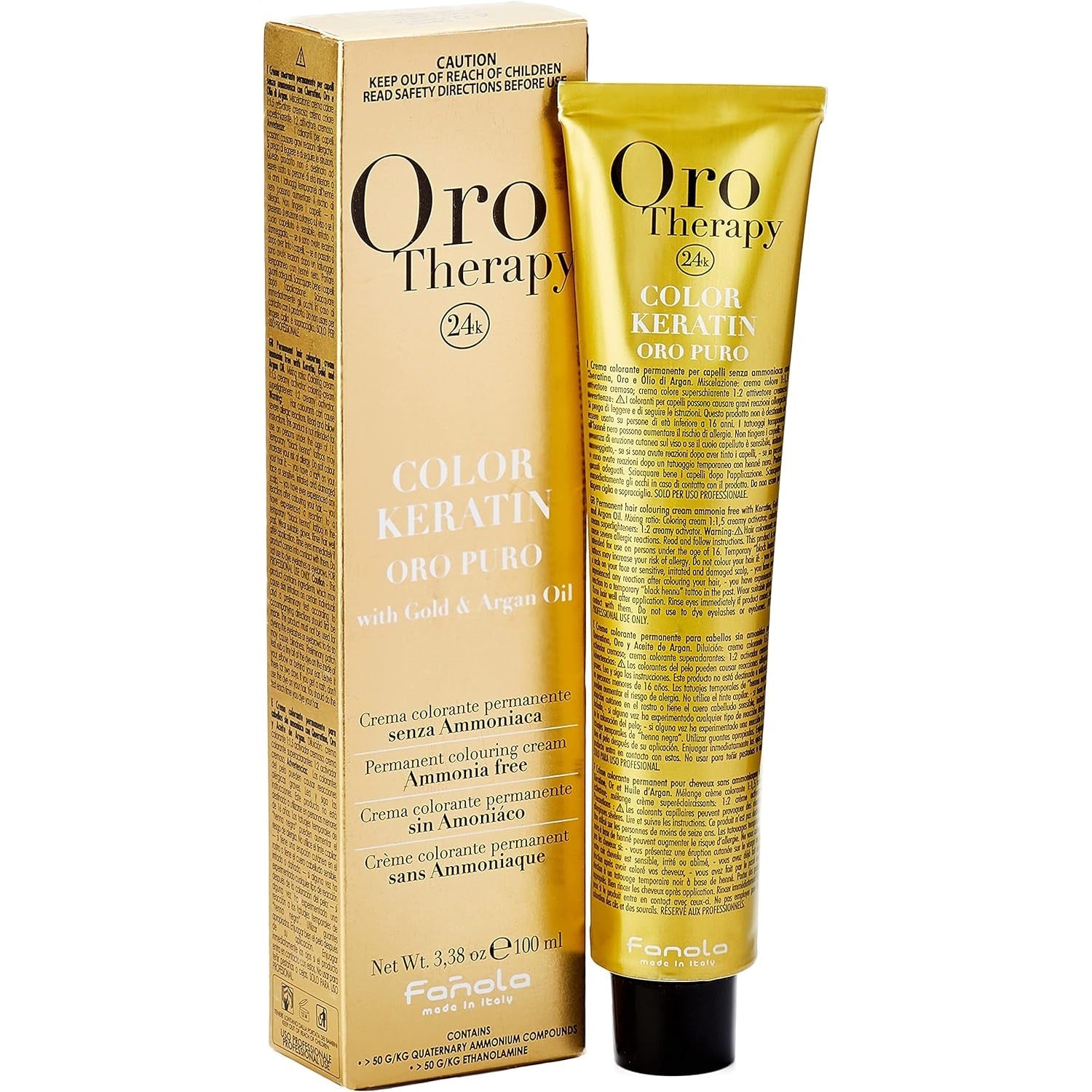 Photos - Hair Dye Fanola Oro Therapy Color Keratin Oro Pure F1086803000