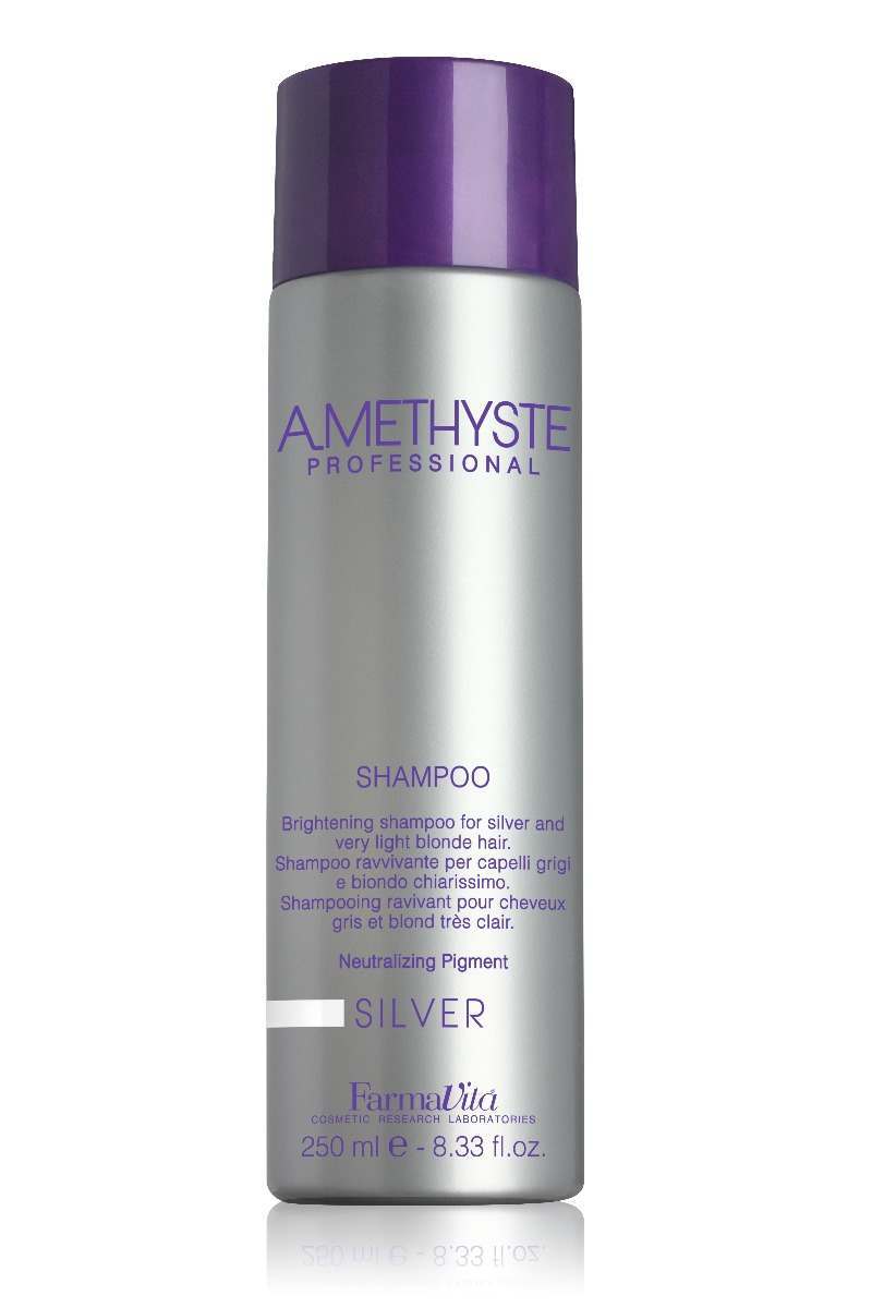 Photos - Hair Product Farmavita Amethyste Silver Shampoo 250ml fv201905041 