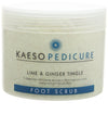 Kaeso Beauty Lime & Ginger Tingle Foot Scrub 450ml - Hairdressing Supplies