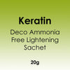 Keratin Deco Ammonia Free 20g Lightening Sachet - Hairdressing Supplies