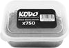 Kodo Black Elastic Bands - 750 - Hairdressing Supplies