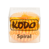 Kodo Orange Spiral Hair Bobbles - Hairdressing Supplies