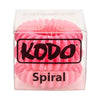 Kodo Raspberry Spiral Hair Bobbles - Hairdressing Supplies