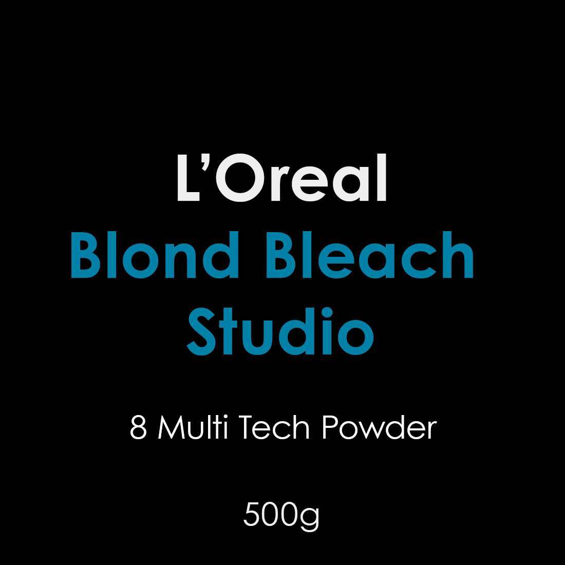 Photos - Hair Dye LOreal L'Oreal Professionnel Blond Studio 8 Multi Techniques Powder 500g LSMTP8 