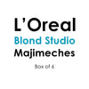 L'Oreal Professionnel Blond Studio Majimeches Highlighting Cream- Box of 6 - Hairdressing Supplies