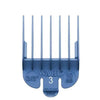WAHL No.3 Attachment Comb 10mm (3/8") Cut Blue - Hairdressing Supplies