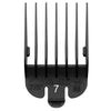 WAHL No.7 Attachment Comb 22Mm (7/8") Cut Black - Hairdressing Supplies