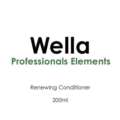 Photos - Hair Product Wella Professionals Elements Renewing Conditioner 200ml welemco1000 