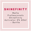 Wella Professionals Shinefinity Activator 2% 60ml - Bottle - Hairdressing Supplies