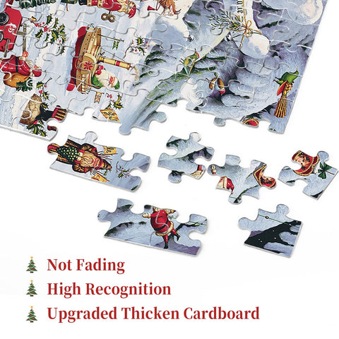 Pickforupuzzle® Christmas Charles Wysocki Jigsaw Puzzles 1000 Piece