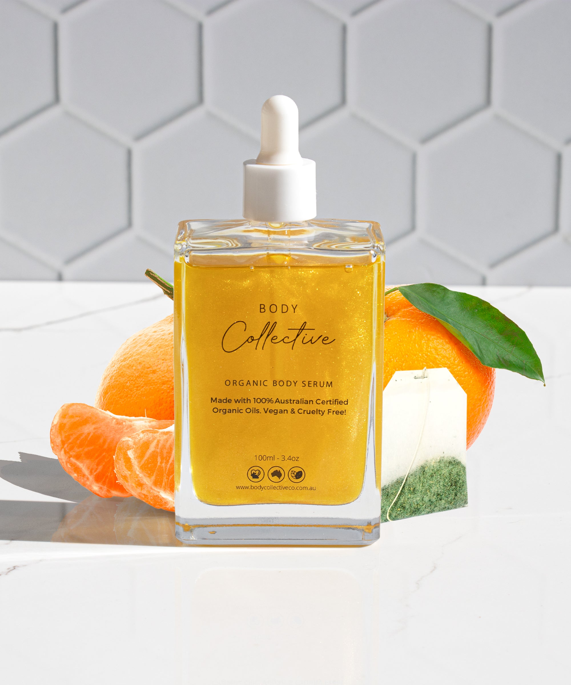 Green Tea Mandarin | Organic Body Serum