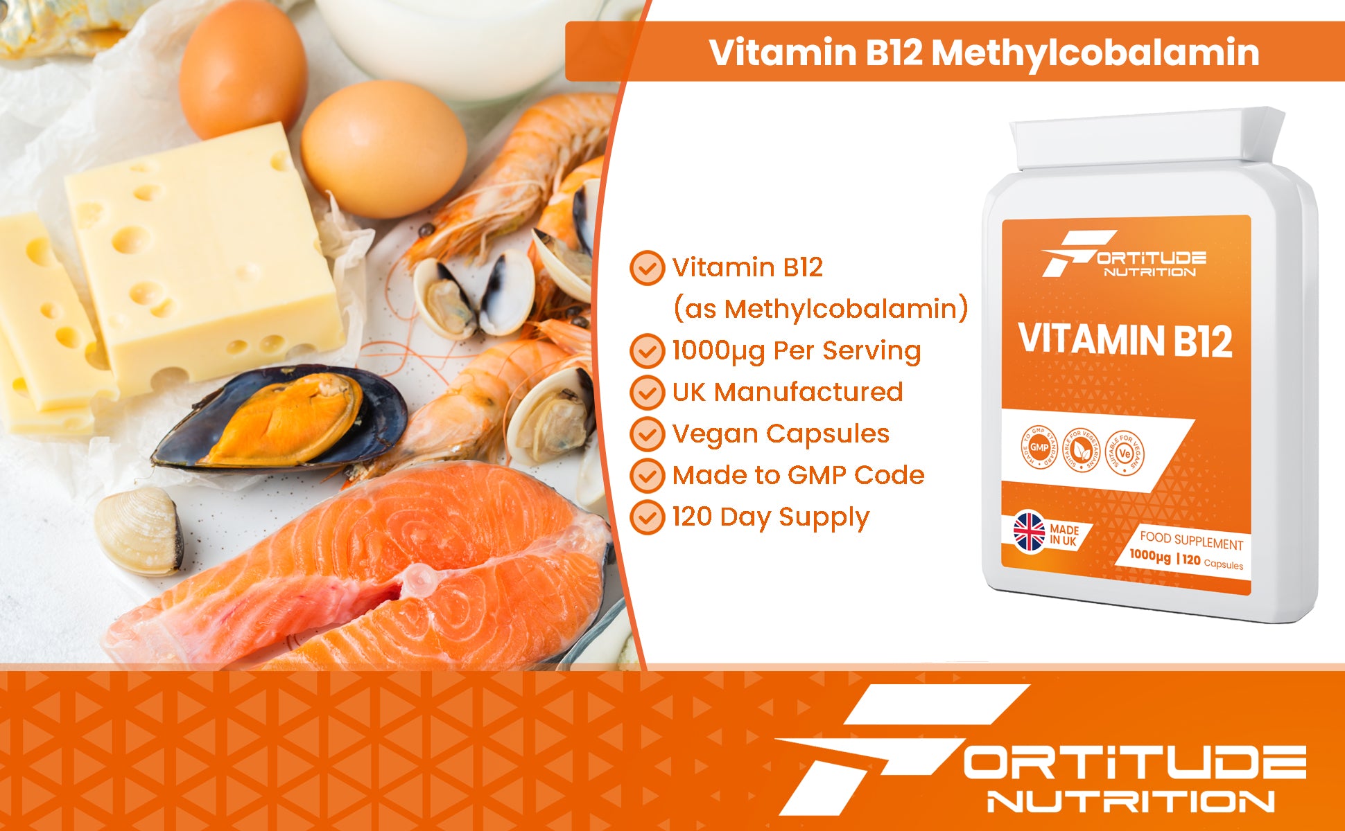 Fortitude Nutrition Vitamin B12