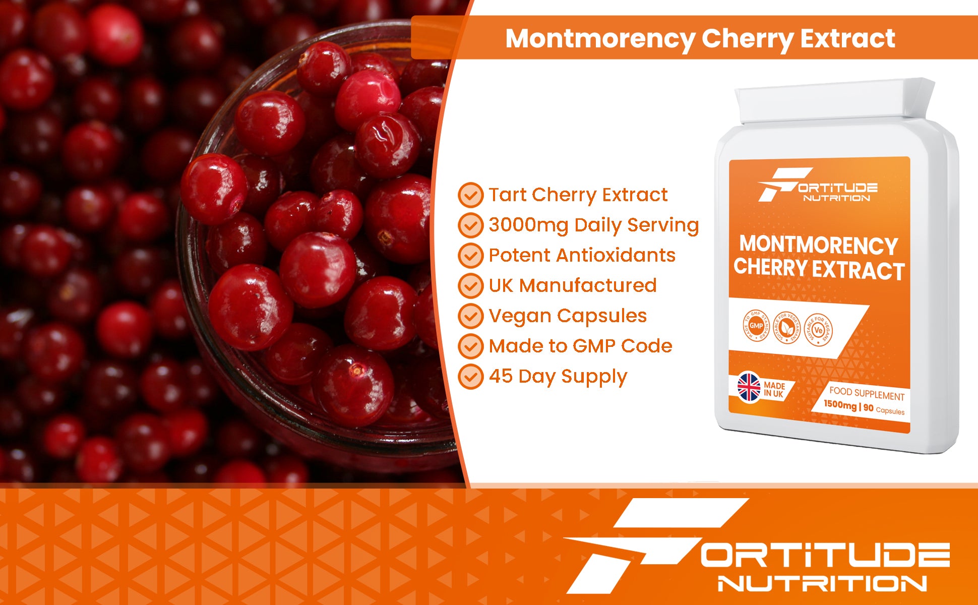 Fortitude Nutrition Montmorency Cherry Extract