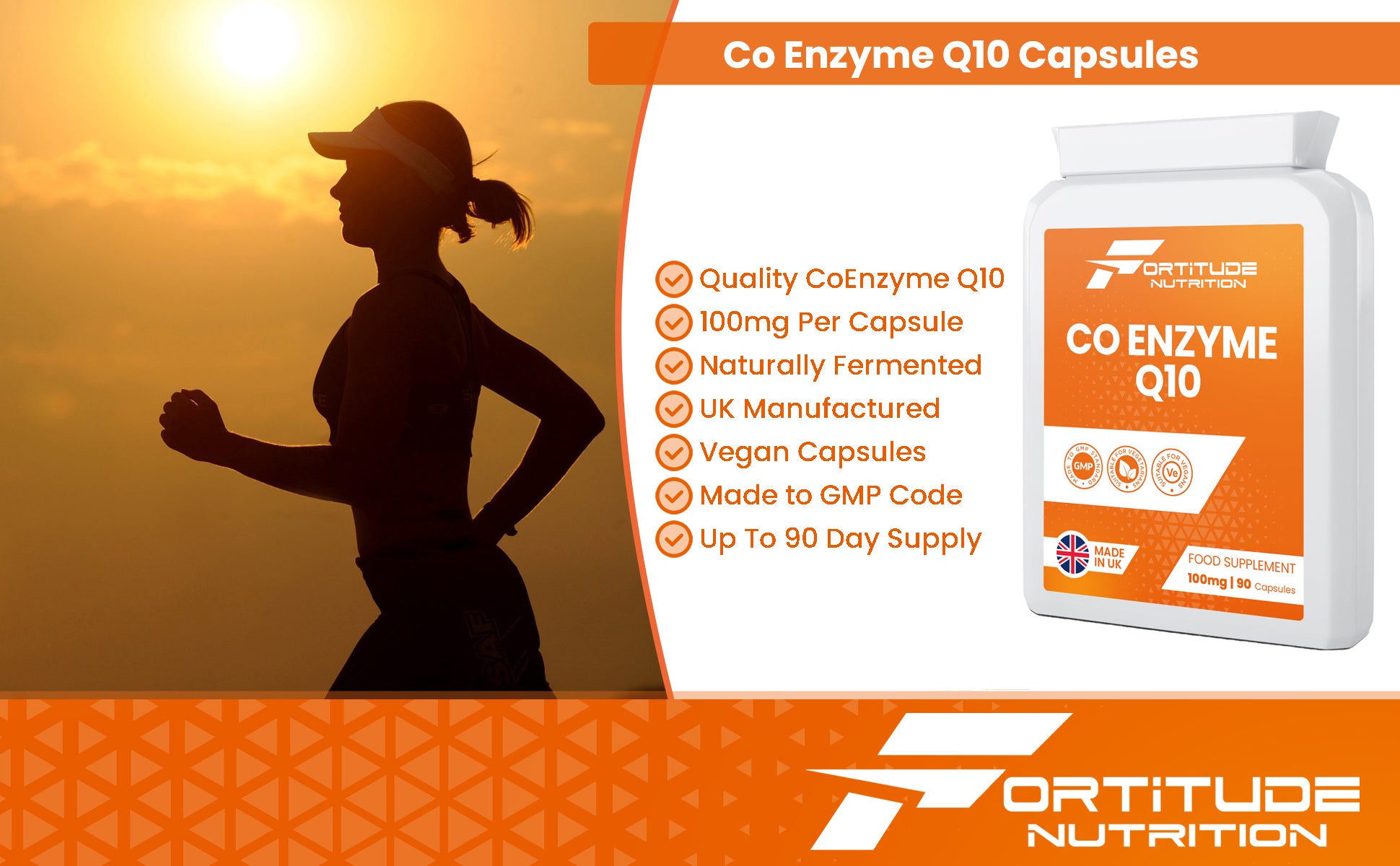 Fortitude Nutrition CO Q10 Supplement