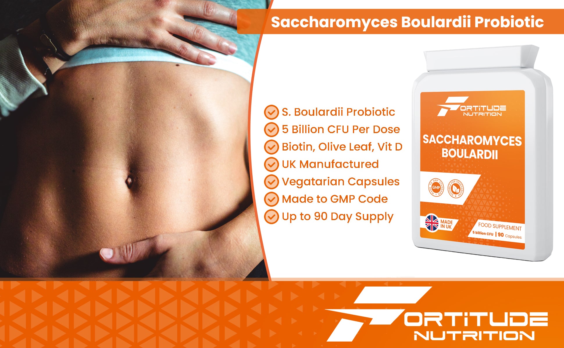Fortitude Nutrition Saccharomyces Boulardii