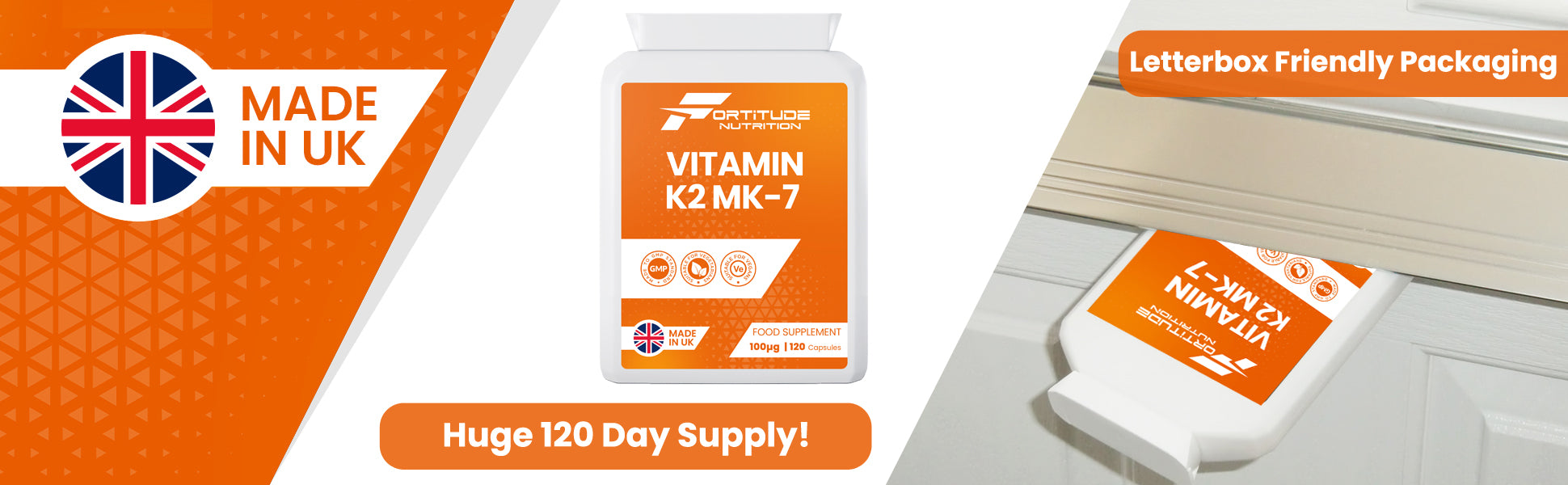 Vitamin K2 Supplements in Letterbox Friendly Packaging
