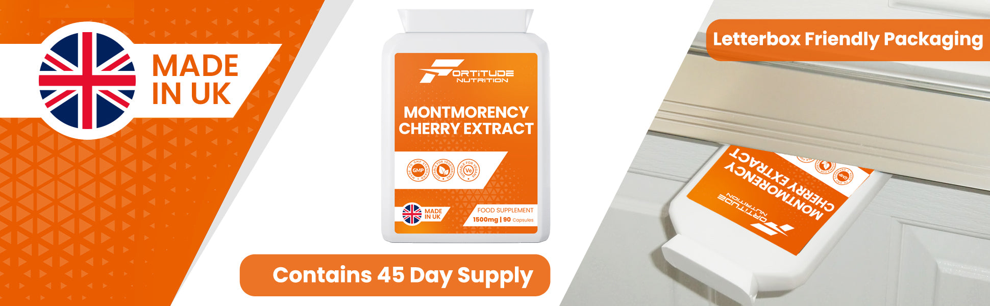 Montmorency Cherry Supplements In Letterbox Friendly Packaging