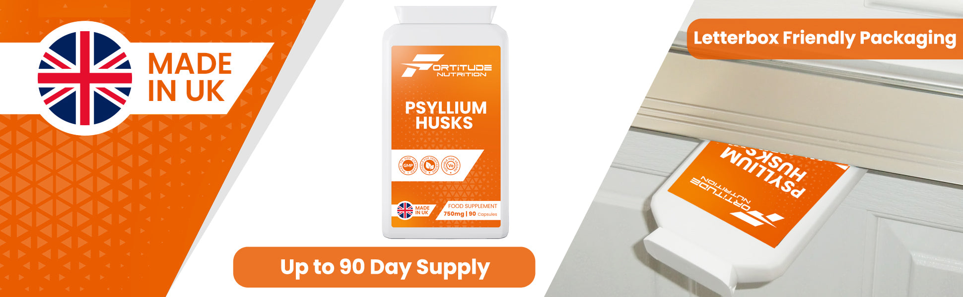 Psyllium Husks Supplements In Letterbox Friendly Packaging