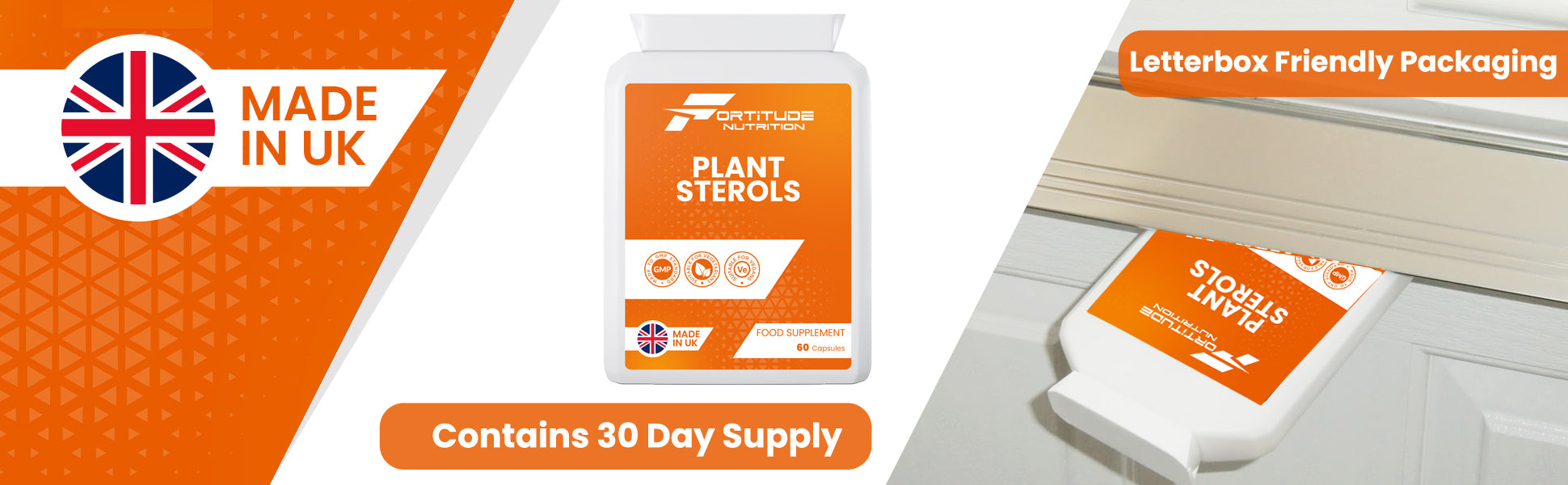 Plant Sterols Supplements In Letterbox Friendly Packaging